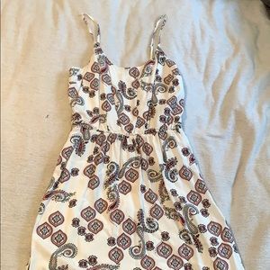 Red and Black Pattern Dress